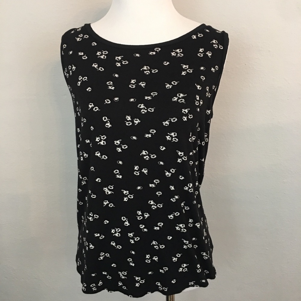 Loft Blossom Puff Floral Tank S